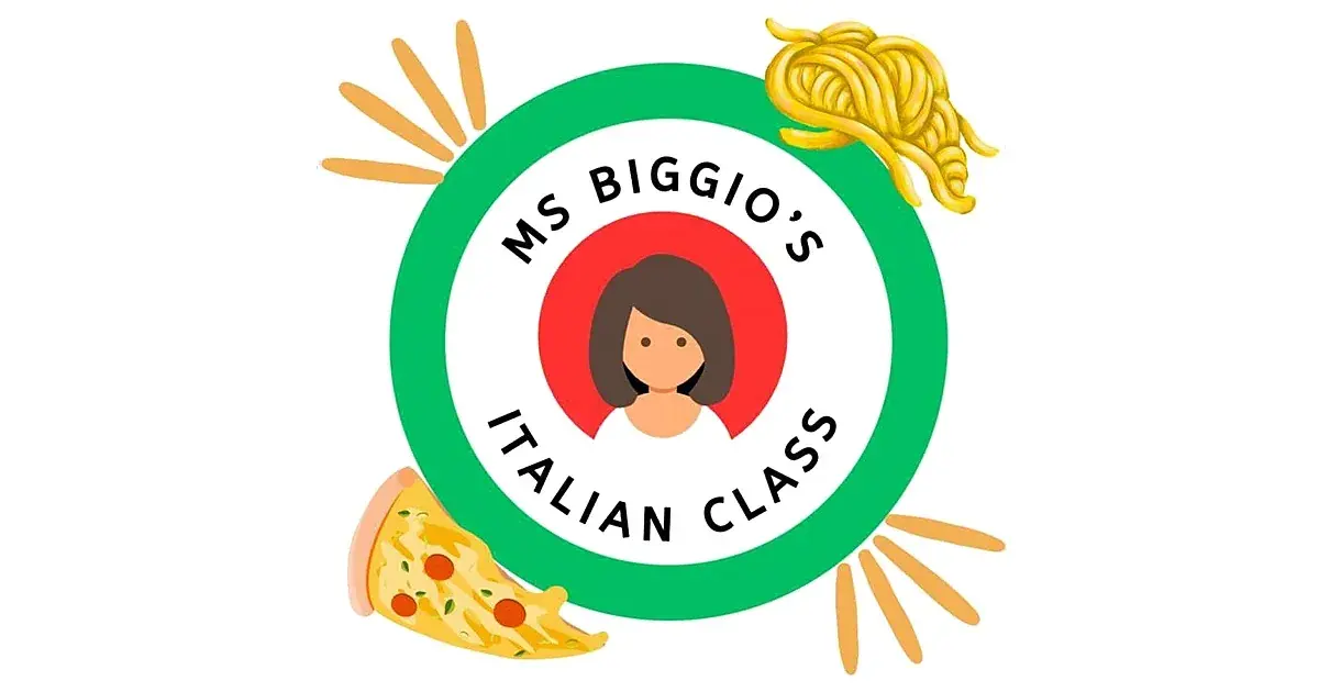 A badge or image for Ms Biggio's Italian class